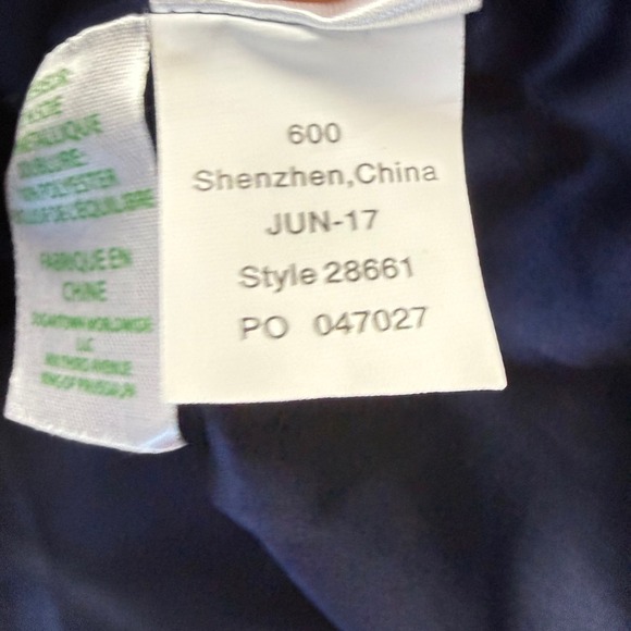 Lilly Pulitzer Size 0 Navy Blue and Gold Silk Colby Tunic Dress - Picture 4 of 7